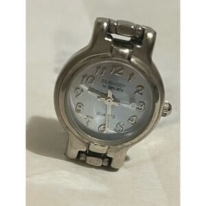 EUC Embassy by Gruen Women's Watch with Light Blue Face and Link Bracelet